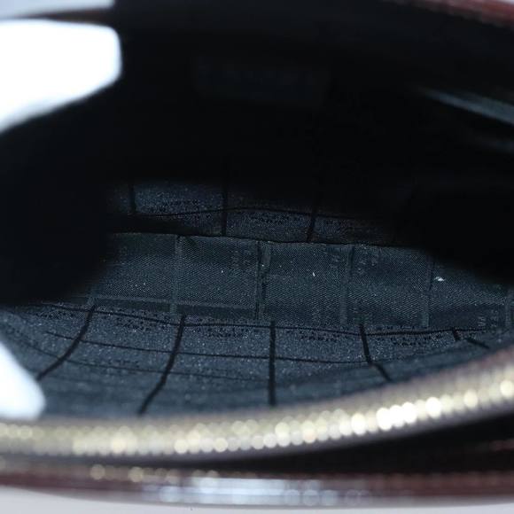 CELINE Shoulder Bag Enamel Brown Auth bs19881 - Picture 10 of 16